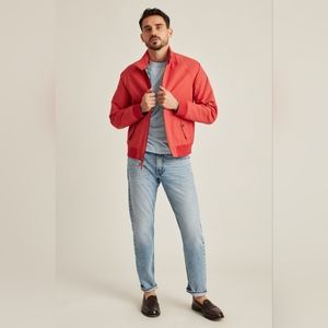 Bonobos The Harrington Jacket Color Salmon Size Medium Men's